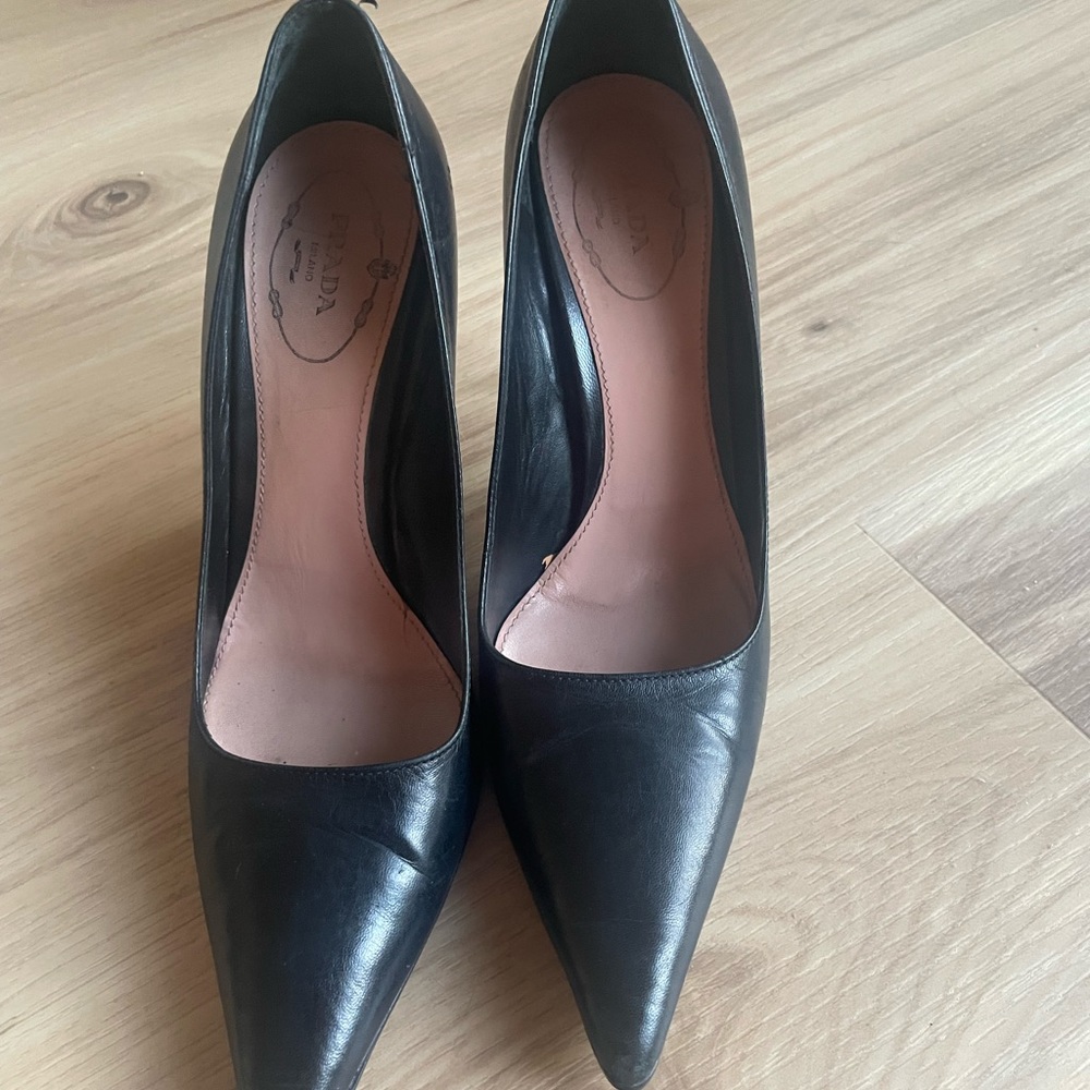 Black Prada stiletto